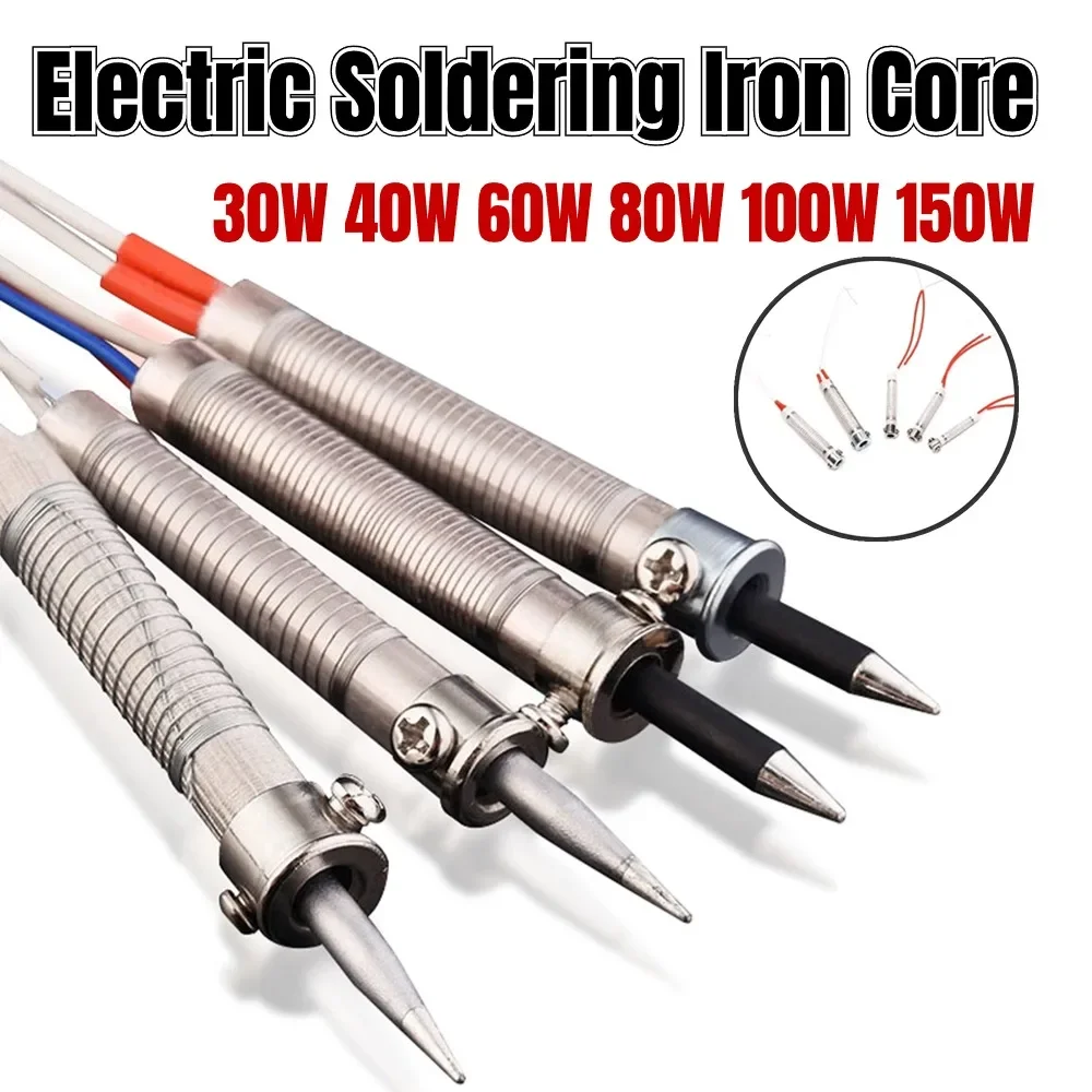 

Electric Soldering Iron Core 220V External Heating Element Welding Equipment 30W 40W 60W 80W 100W 150W Heating Iron Core