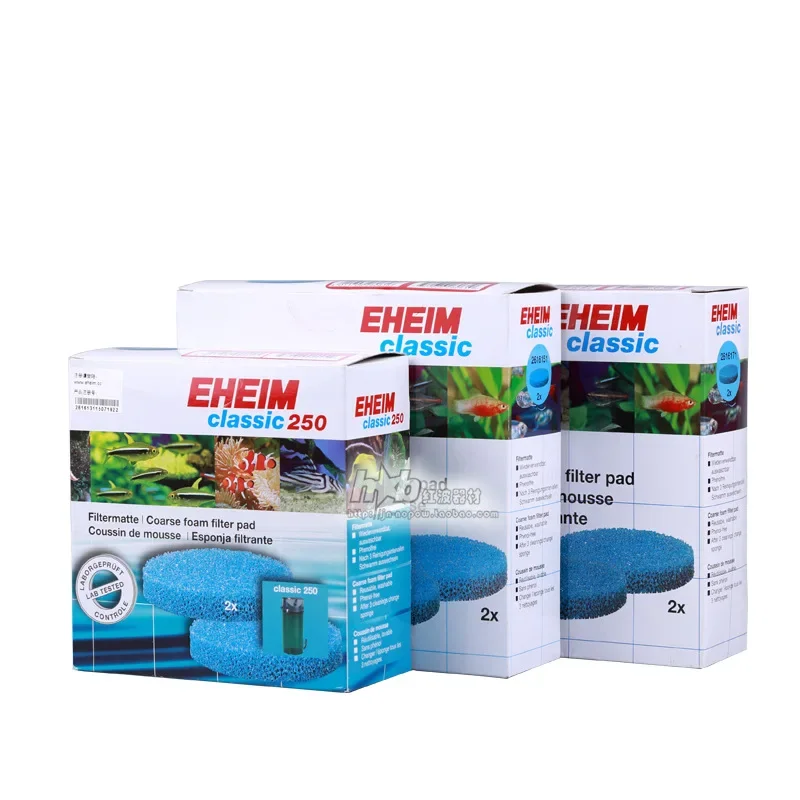 

EHEIM Fish Reef Tank Classic Barrel Filter Cottons White& Black&Biochemical Cotton 250/350/600 Aquarium Accessories