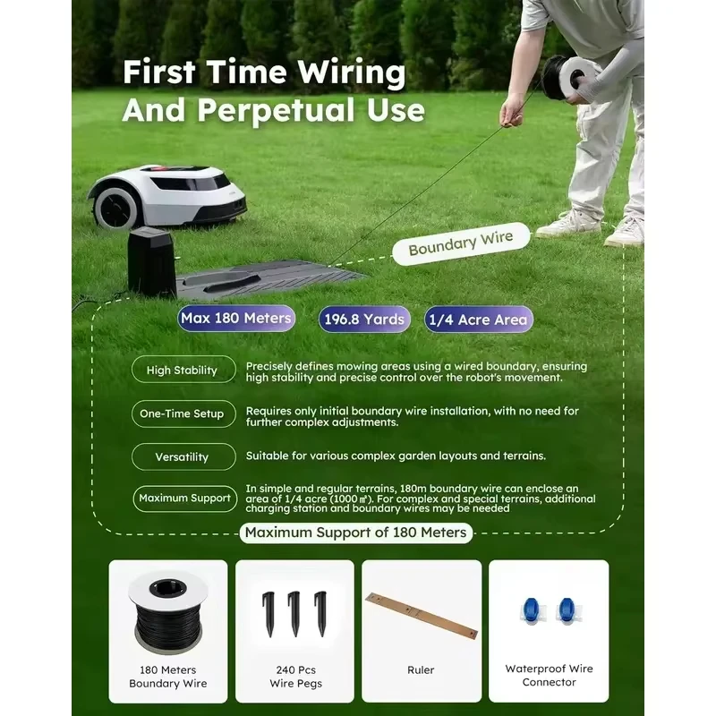 

New high-efficiency intelligent lawn mower fully automatic for building yards and houses 08
