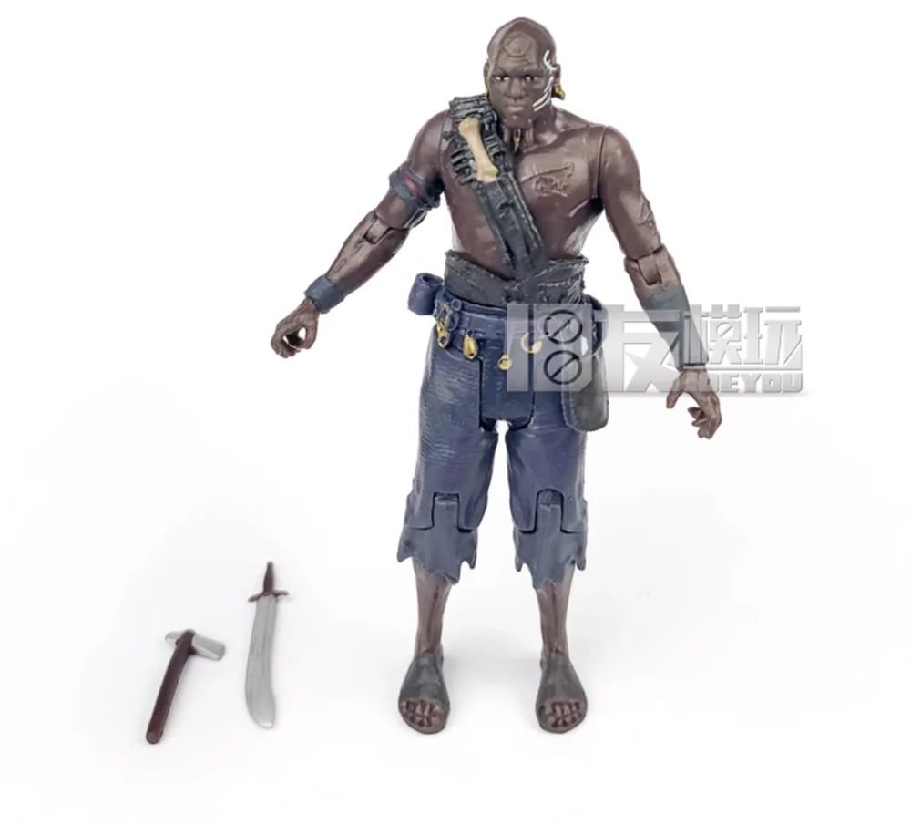 1/18th حوالي 3.75 بوصة ألعاب الدمى القراصنة عمل الشكل جاك المنقولة دمية الشكل اللعب نموذج لجمع المشجعين