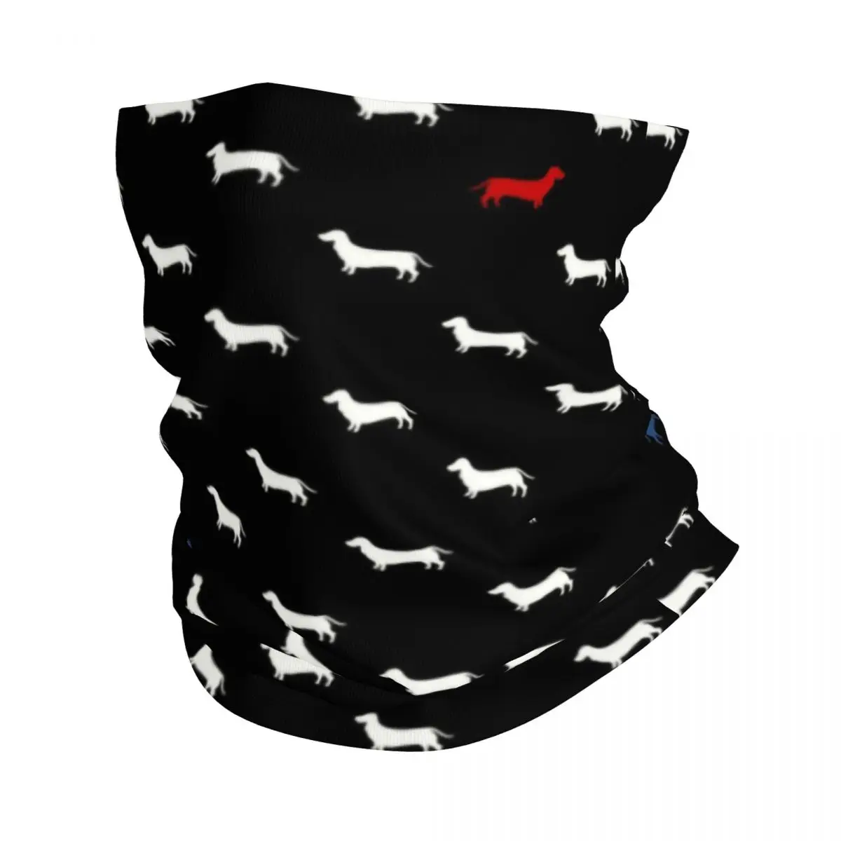 Custom Dachshund Winter Headband Neck Warmer Women Men Ski Camping Tube Scarf Badger Sausage the Wiener Dog Face Bandana Gaiter