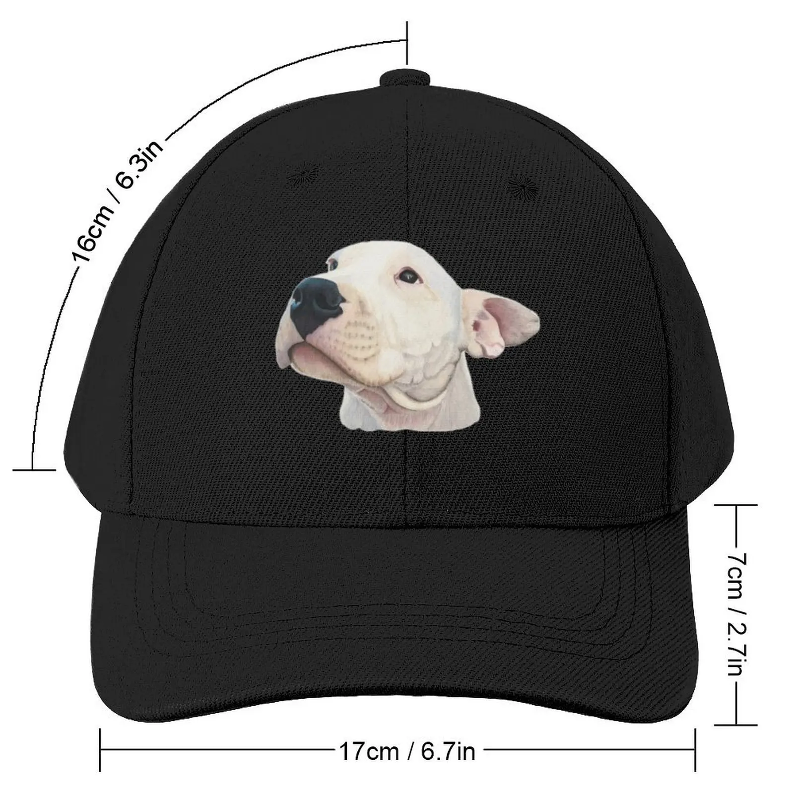 Troy the white puppy Baseball Cap Hat Man Luxury Uv Protection Solar Hat Trucker Cap For Women Men's