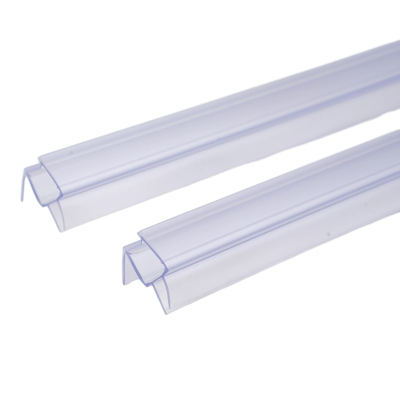 Customizable Length No Adhesives Needed Prevent Water Infiltration 2Pack Adjustable Bottom Seal for Frameless Glass Rail