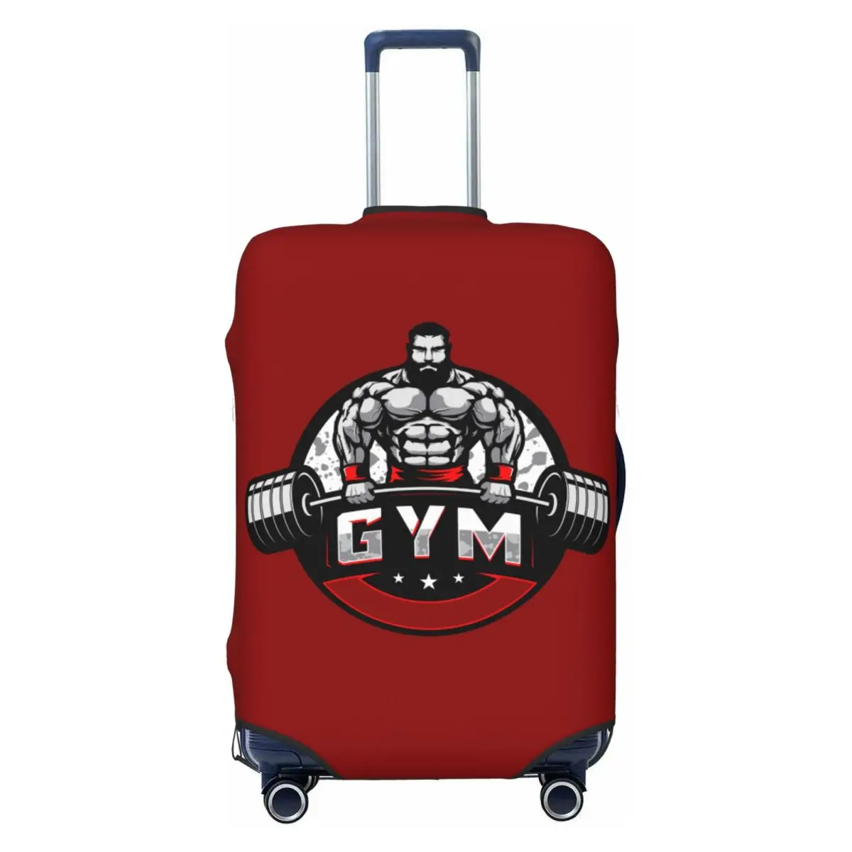 Moda personalizada musculação ginásio bagagem capa protetor lavável fitness muscular viagem mala capas