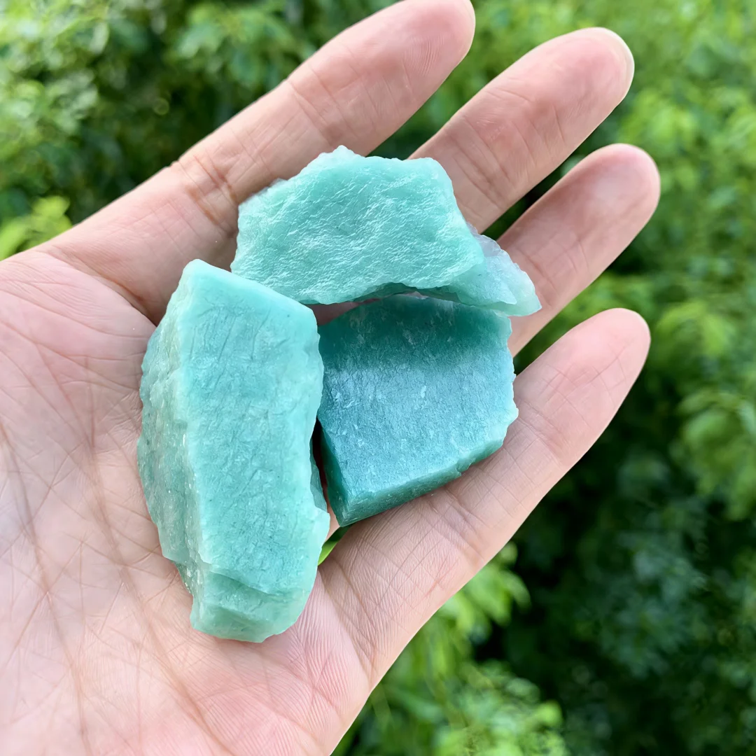 Amazonite Rough Stones - Natur - Jewelry Making Desk ulasan dan harga