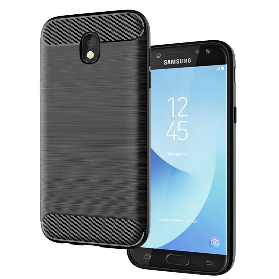Case For Samsung Galaxy J5 2017 Case Silicone TPU Shockproof Carbon Cover for Samsung Galaxy J5 Pro 2017 J530 J530F Funda Capa