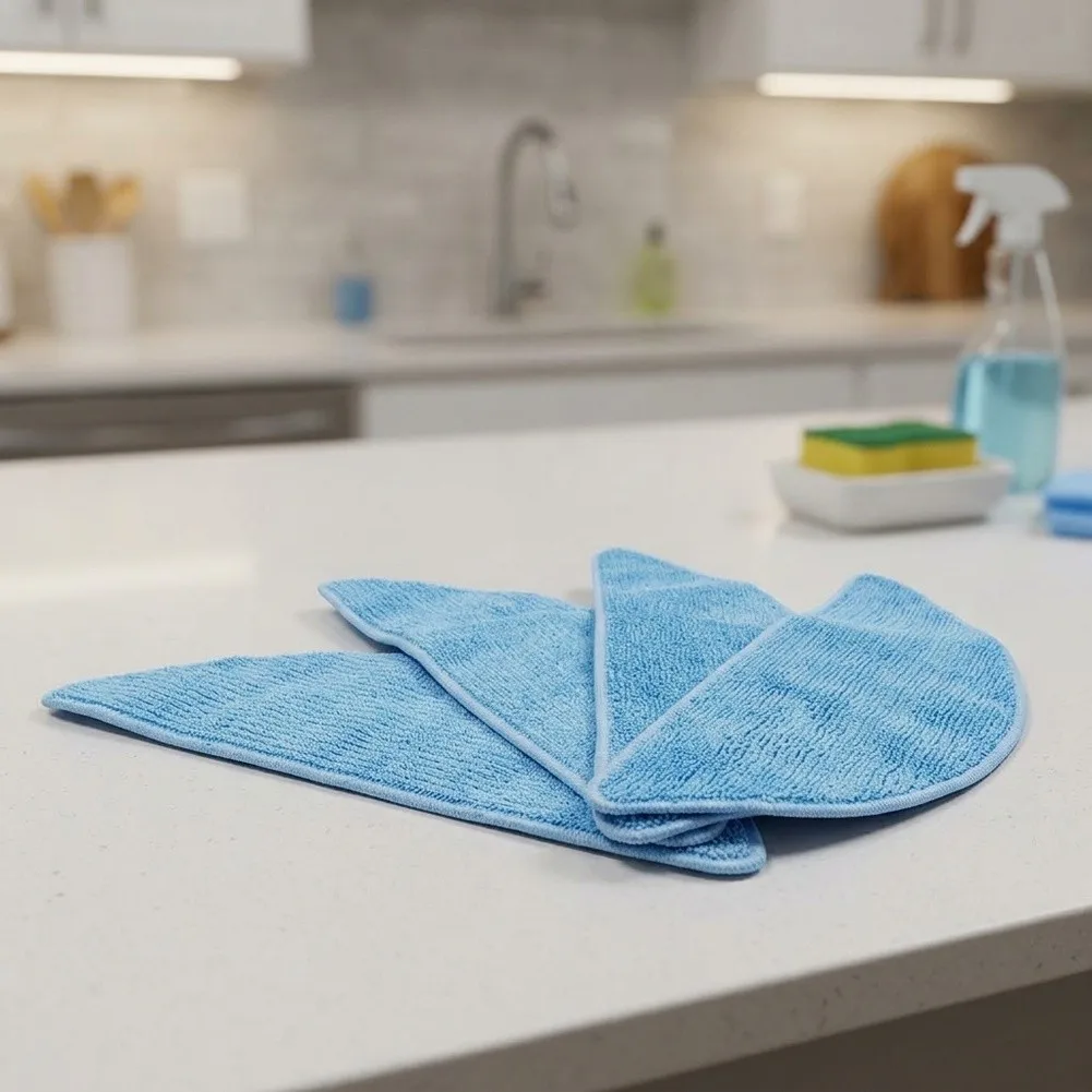 Enhanced Cleaning Experience with Highly Absorbent and Reusable Spare Parts for Tesvor M2 Robot Vacuum Cleaner