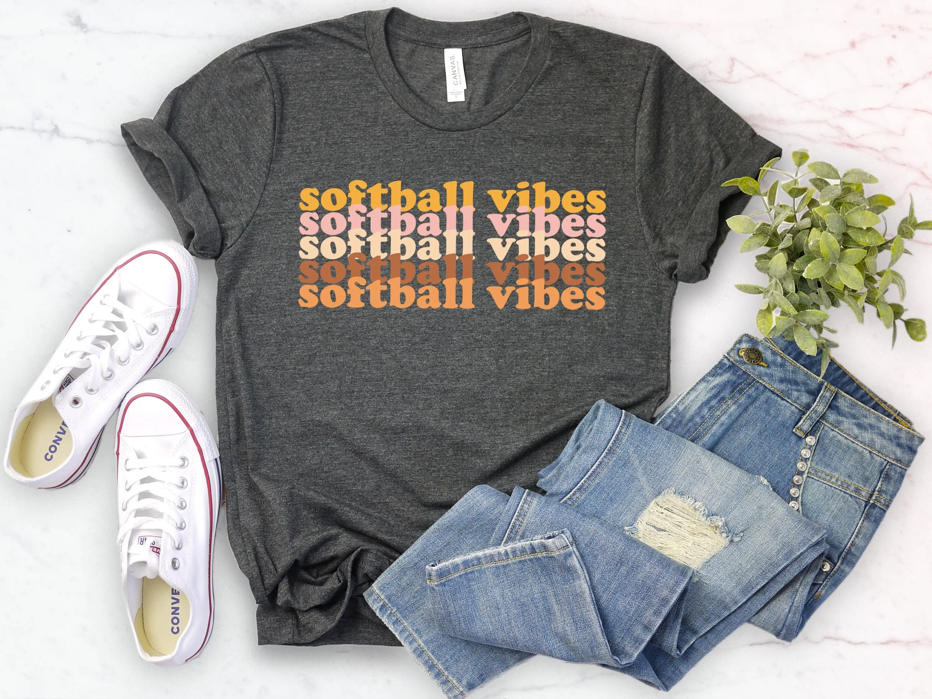 Softball shirts vibes tees mom sports mama biggest fan team gameday