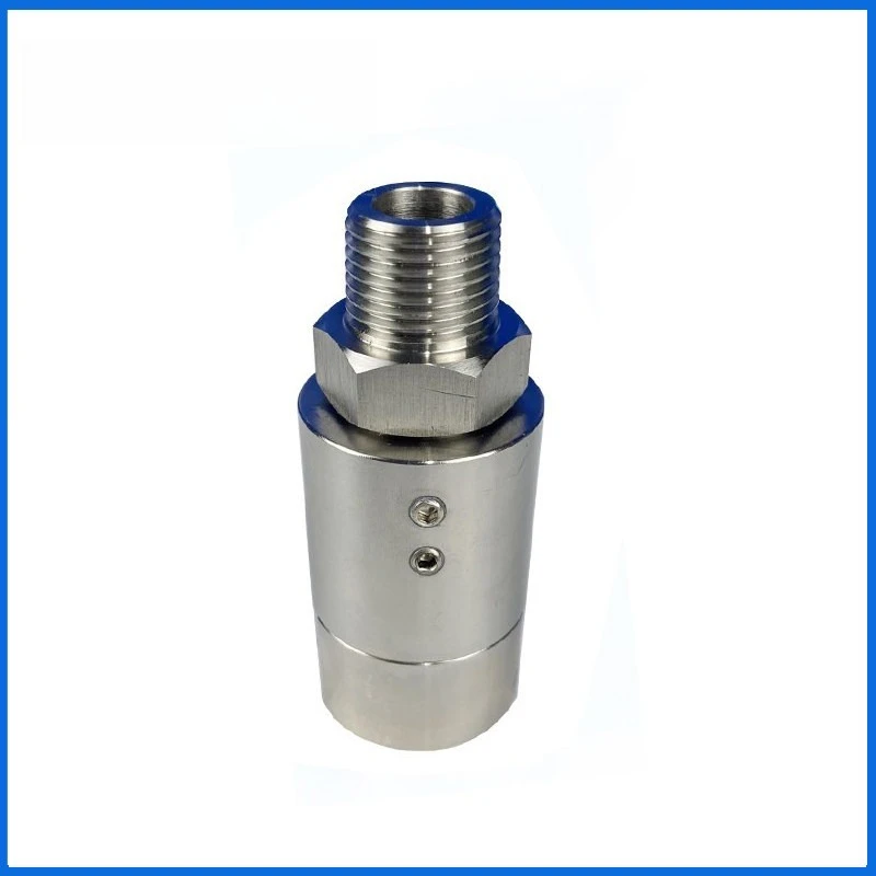 360-Degree Universal High-Pressure Swivel Joint Hydraulic Oil Swivel Joint Stainless Steel Right-Angle Swivel Joint Hose Reel
