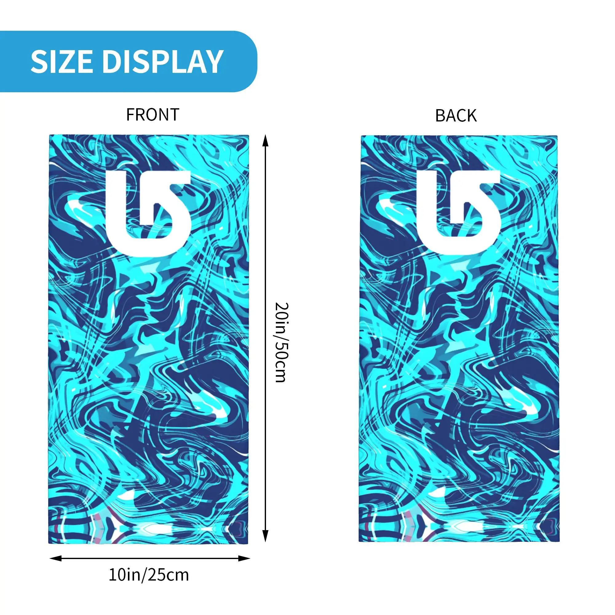 Custom B-Burtons Logo Bandana Neck Warmer Women Men Winter Ski Hiking Scarf Gaiter Fashion Sport Mountain Design Face Cover