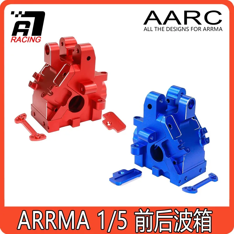 

Aluminum Alloy Front/Rear Universal Transmission/Gearbox Upgrade Parts for ARRMA 1/5 Kraton 8S & Outcast 8S RC Monster Truck
