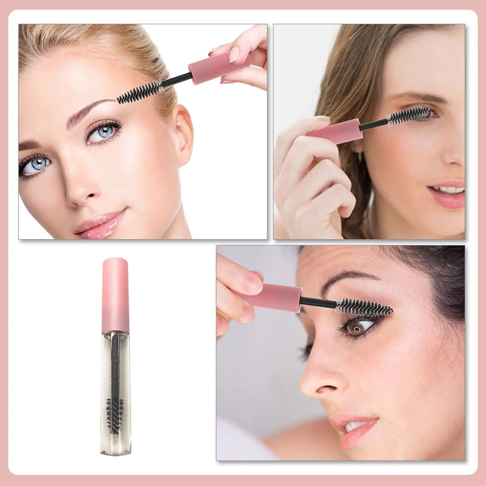10Pcs Premium Empty Mascara Tubes Refillable Eyelash Cream Containers for DIY Lip Glazes Portable Compact Washable