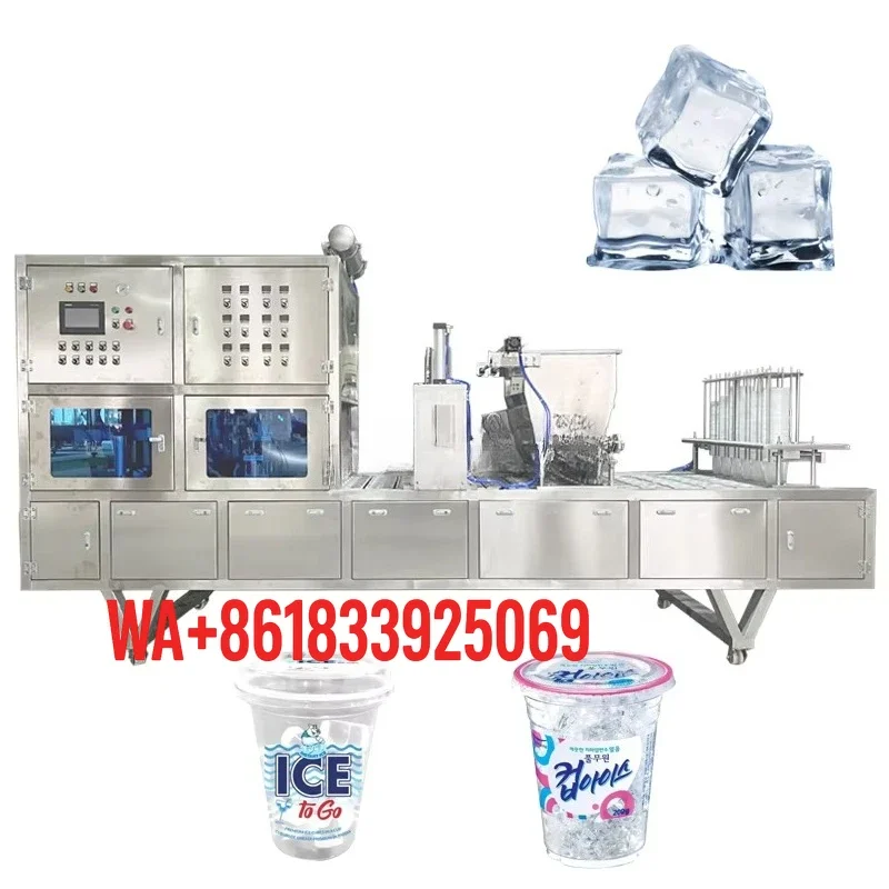 Automatic Plastic Cup Sealer High Capacity Pneumatic PLC Control CE Marked for Beverage Ice Cubes Bubble Tea Business Customized