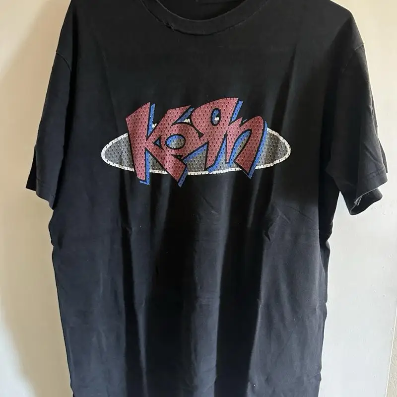 Vintage Korn T-Shirt Life Is Peachy Era Jersey Mesh Logo Thrashed