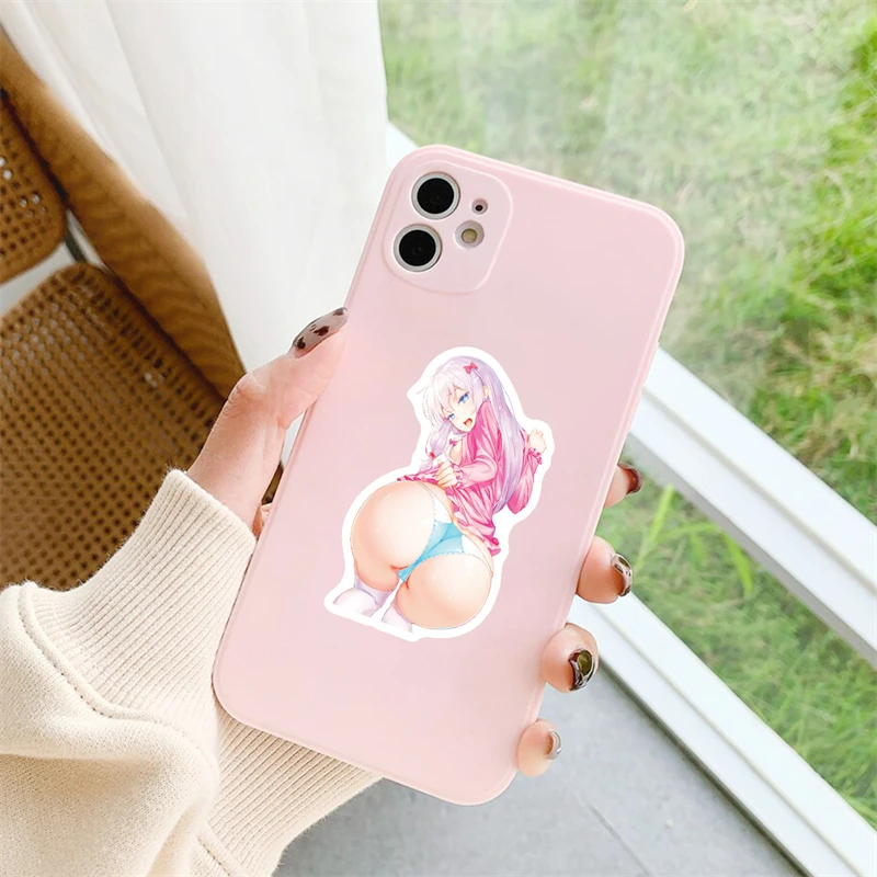 50Pcs Hentai Waifu Stickers,Sexy Anime Girl Stickers for Adults, Waterproof Vinyl Decals for Water Bottles Laptop Skateboard