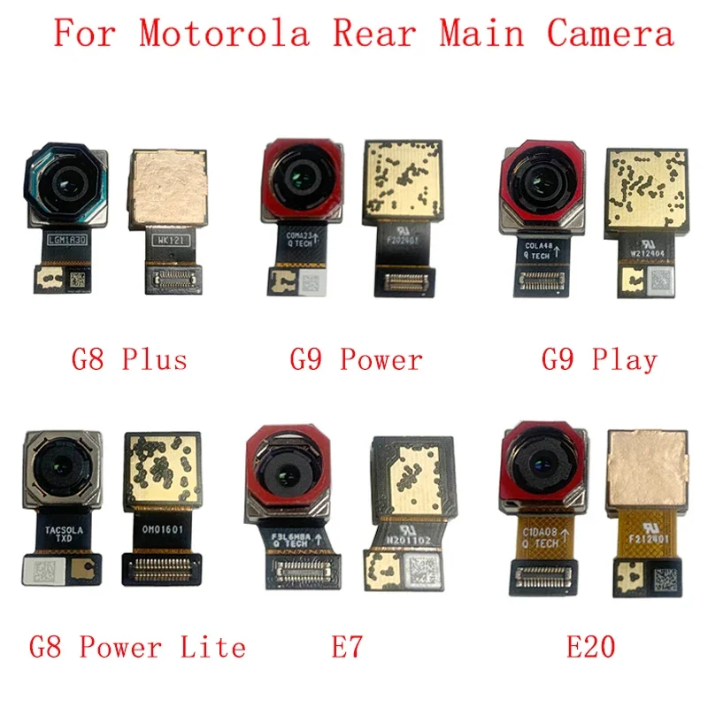 

Rear Camera Flex Cable For Motorola Moto G8 Plus G9 Power G9 Play E7 E20 Back Main Big Camera Module Repair Parts
