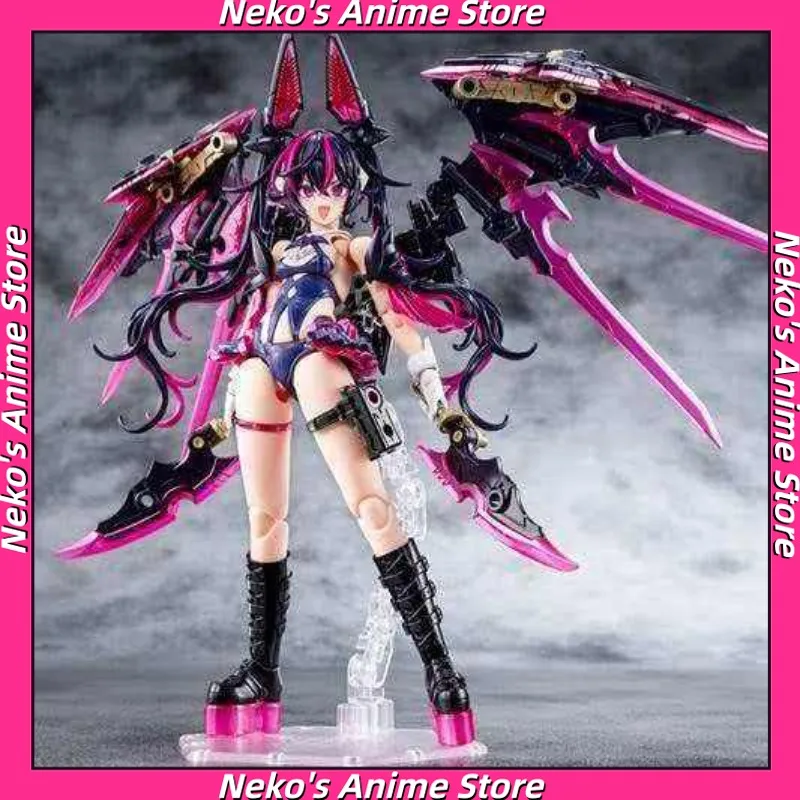 【En Existencia】Kotobukiya Megami Device Desire Maiden Raider, Kit de Modelo de Figura de Acción, Modelo de Anime, Muñeca de Escritorio, Coleccionables, Regalo