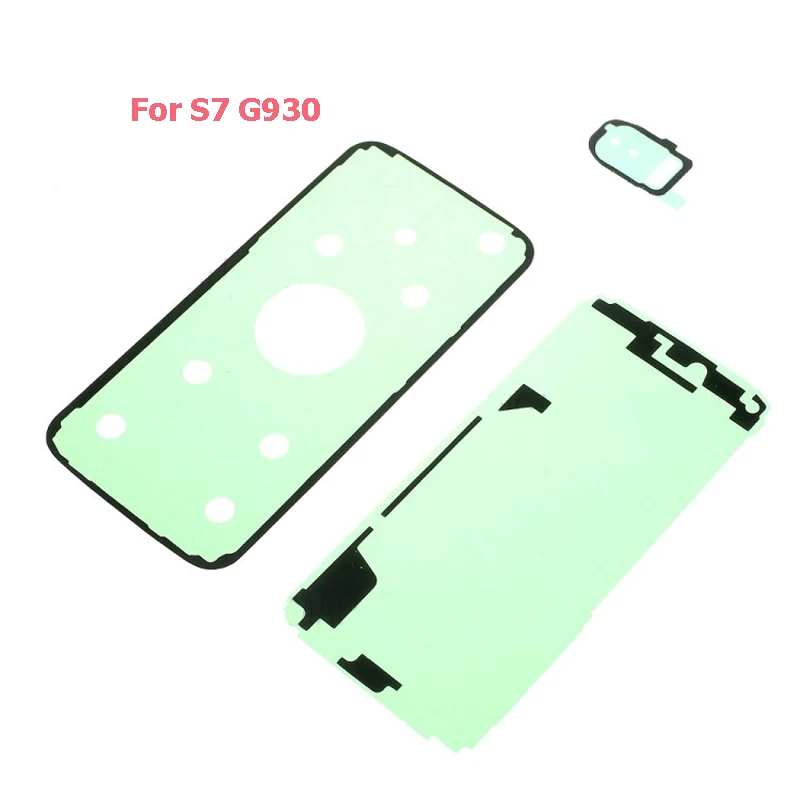 

10set/lot Back Housing Adhesive Sticker + Waterproof Adhesive + Camera Lens Ring Adhesive Set for Samsung Galaxy S7 G930