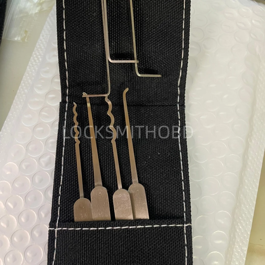 7IN1 Pieces High Quality Lock Picks Set For Transparent Practice Padlock Bundle For Biginner Locksmither Use for European market