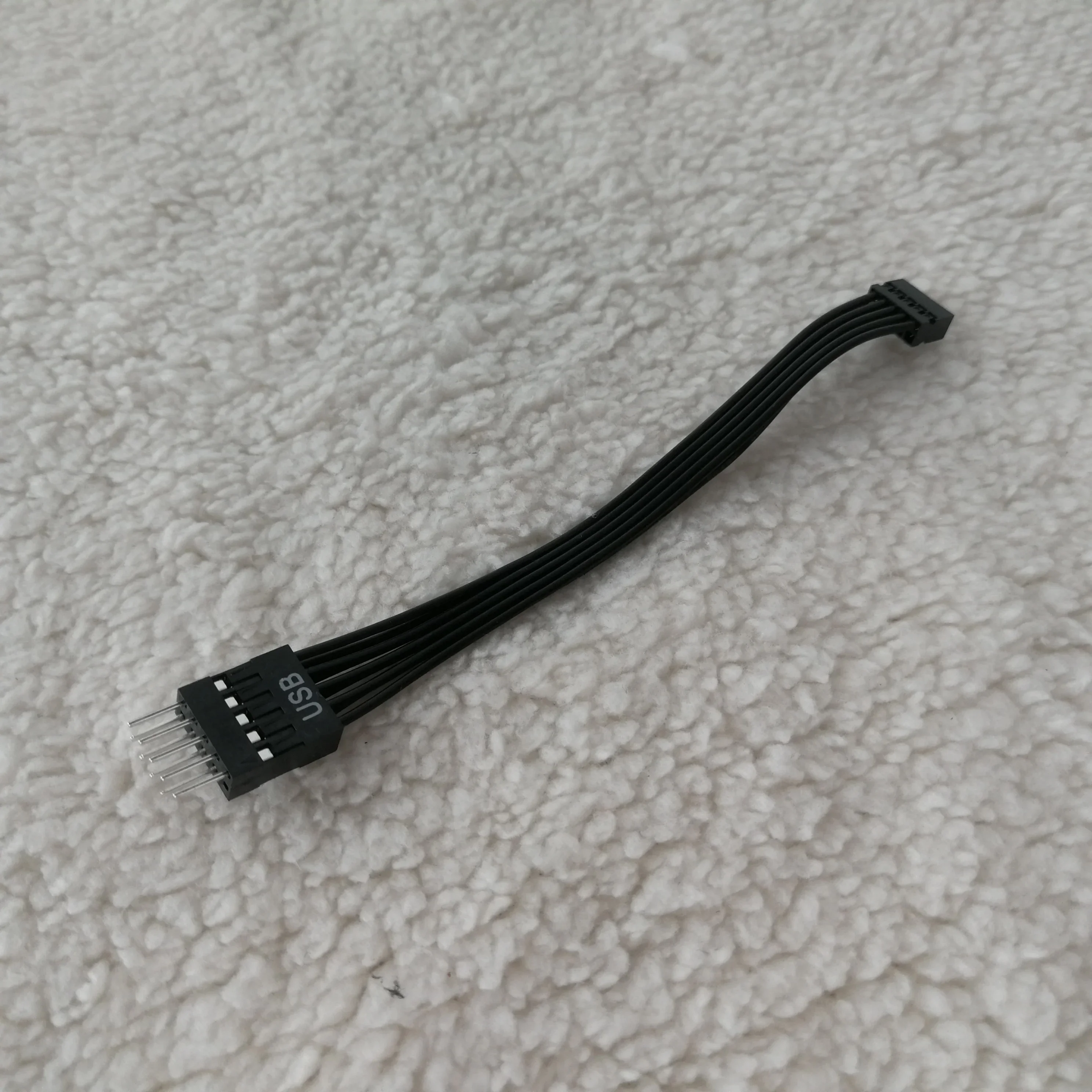Dupont Mini USB 2.0mm 10Pin Female to 2.54mm 9Pin Male Power Extension Cable for PC Motherboard 12cm