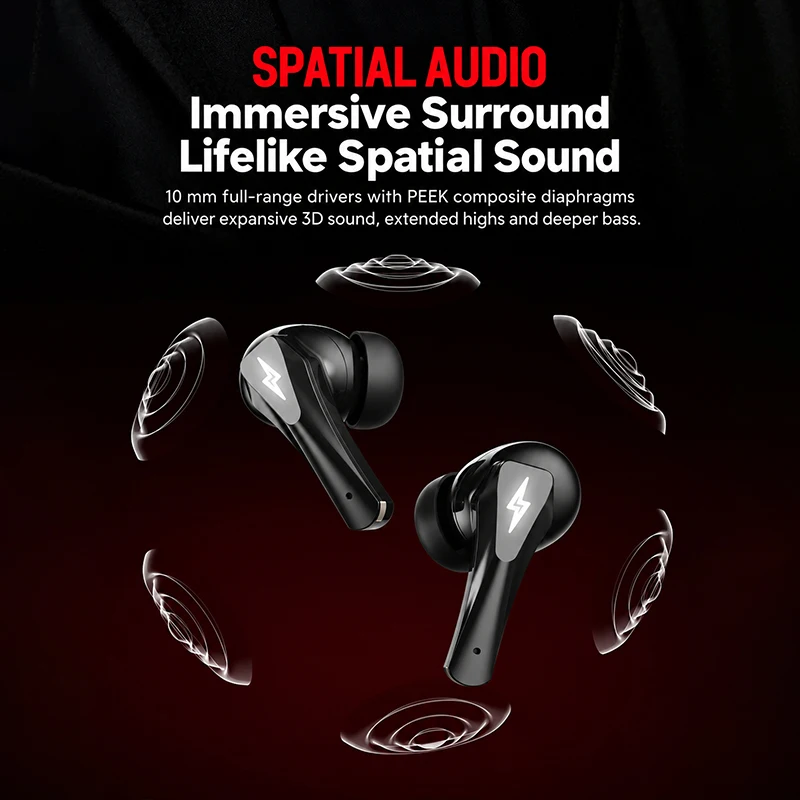 Choice Lenovo GT101 Gaming Headset Wireless Bluetooth 6.0 Game Mode Earphones Low Latency Noise Reduction Esports Headphones New - view 4