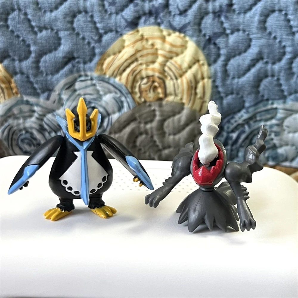 5CM Bandai Pokemon Empoleon Darkrai productos auténticos a granel tienen defectos modelo muñeca figura de acción regalo de cumpleaños