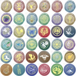 Butterfly Bee Dragon Wax Seal Stamps Sword Mountain View Creative Pattern for DIY Decor Invitations Envelopes Paper Gift Cards