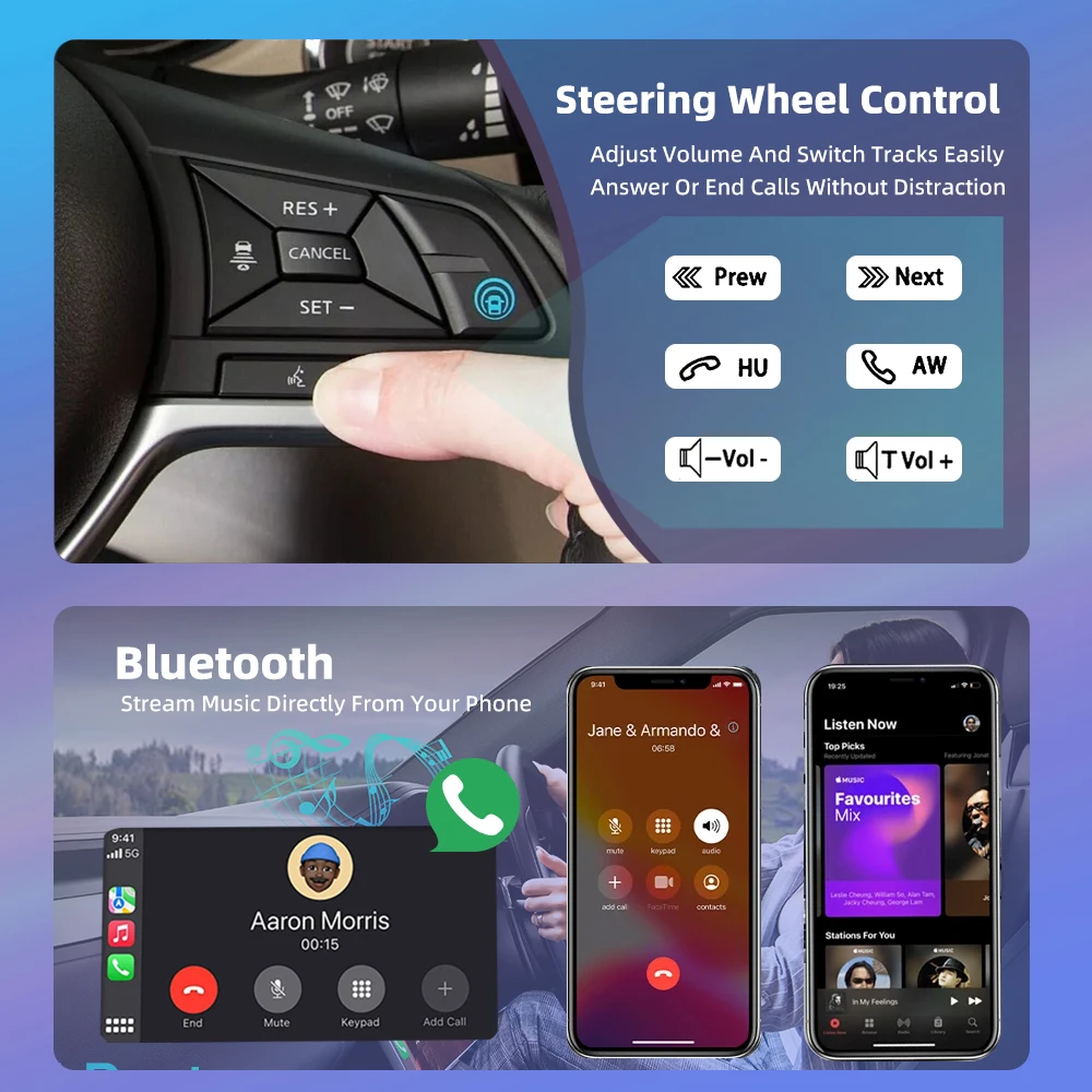 Podofo اللاسلكية CarPlay AI صوت راديو السيارة لسيارات BMW E46 1999-2005 أندرويد السيارات 8 الأساسية نظام تحديد المواقع والملاحة مشغل وسائط متعددة DSP EQ BT #5