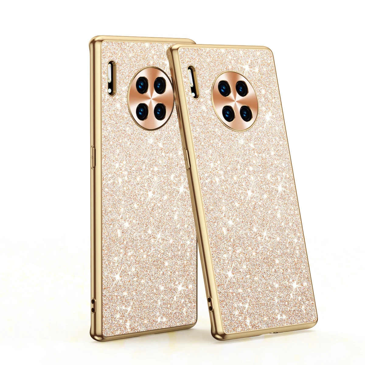 

Light Luxury Bling Glitter Case for Huawei Mate 30/30 Pro/40/40 Pro/50/50E/50 Pro/50 RS Electroplated Metal Lens Protection Case