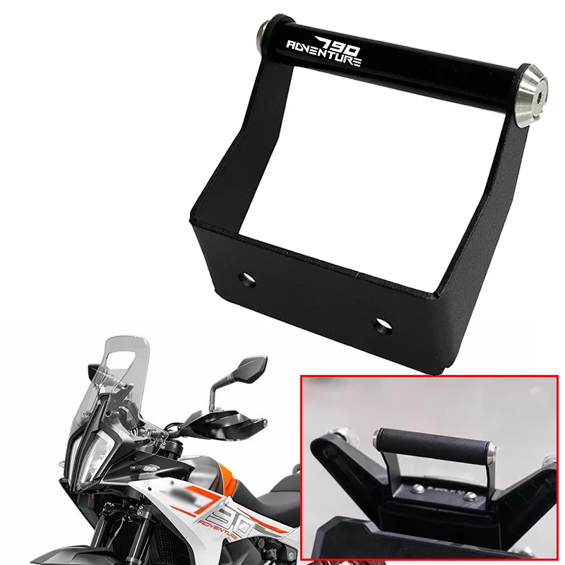

Fit For 790 890 ADV Adventure R 2024 2025 Motorcycle Aluminium Mobile Phone GPS Navigation Plate Bracket Windshield Stand Holder