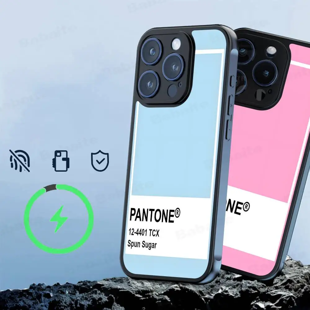 

Pantone Candy Color For For Magnetic Wireless Phone Case For IPhone 17 Pro Max Air 13 12 Mini 16 15 14 11