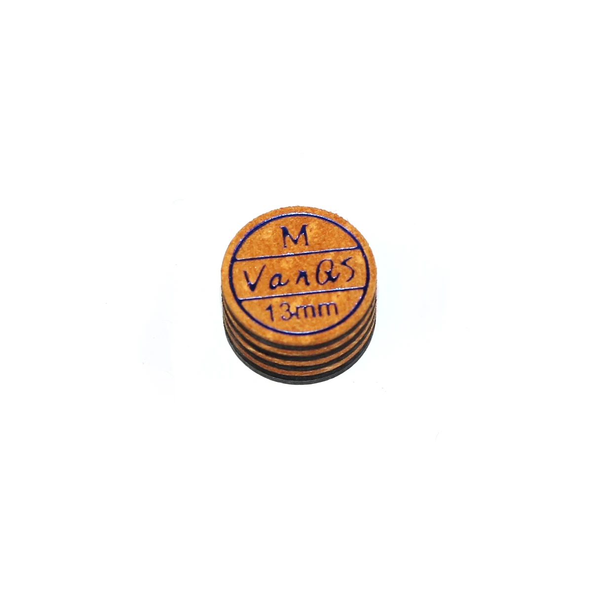 

High Quality VanQs Brand 8 Layers Pigskin Cue Tip of 13/14mm with Transparent Tiny Pad for Sale