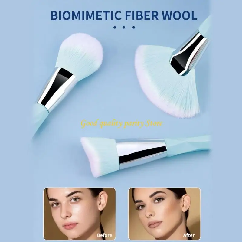 M4ya 1 set maquillage pinceau pliant bol lavage brosse cosmétique poudre bouffée pour