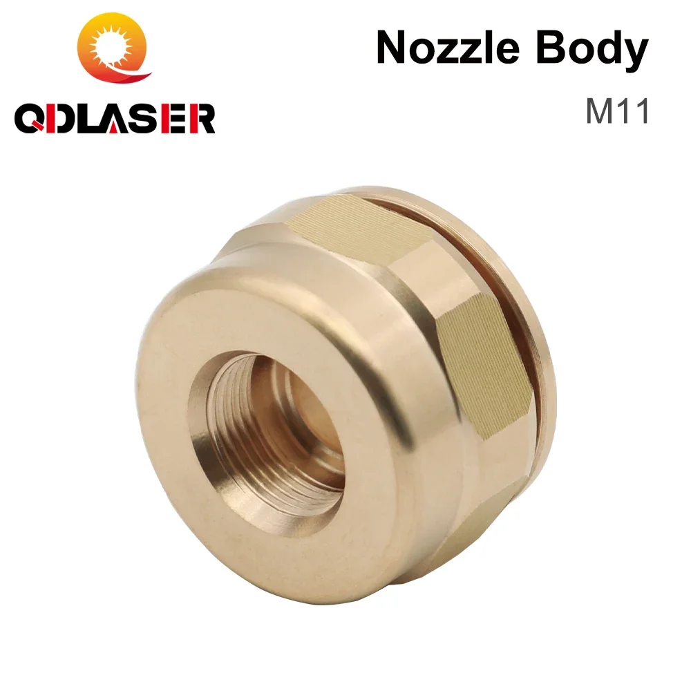 QDLASER M11 หัวฉีดทองแดง Body Anti-collision อุปกรณ์เสริมหัวฉีดเลเซอร์ตัดหัวเปลี่ยนสําหรับ OEM Precitec