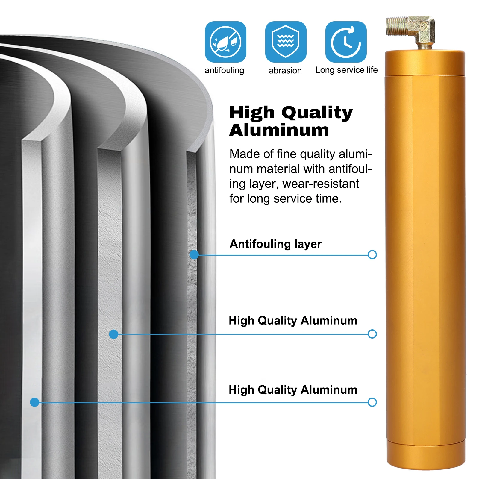 ترشيح خارجي عالي الضغط لضاغط الهواء ، فاصل الزيت والماء ، 30Mpa