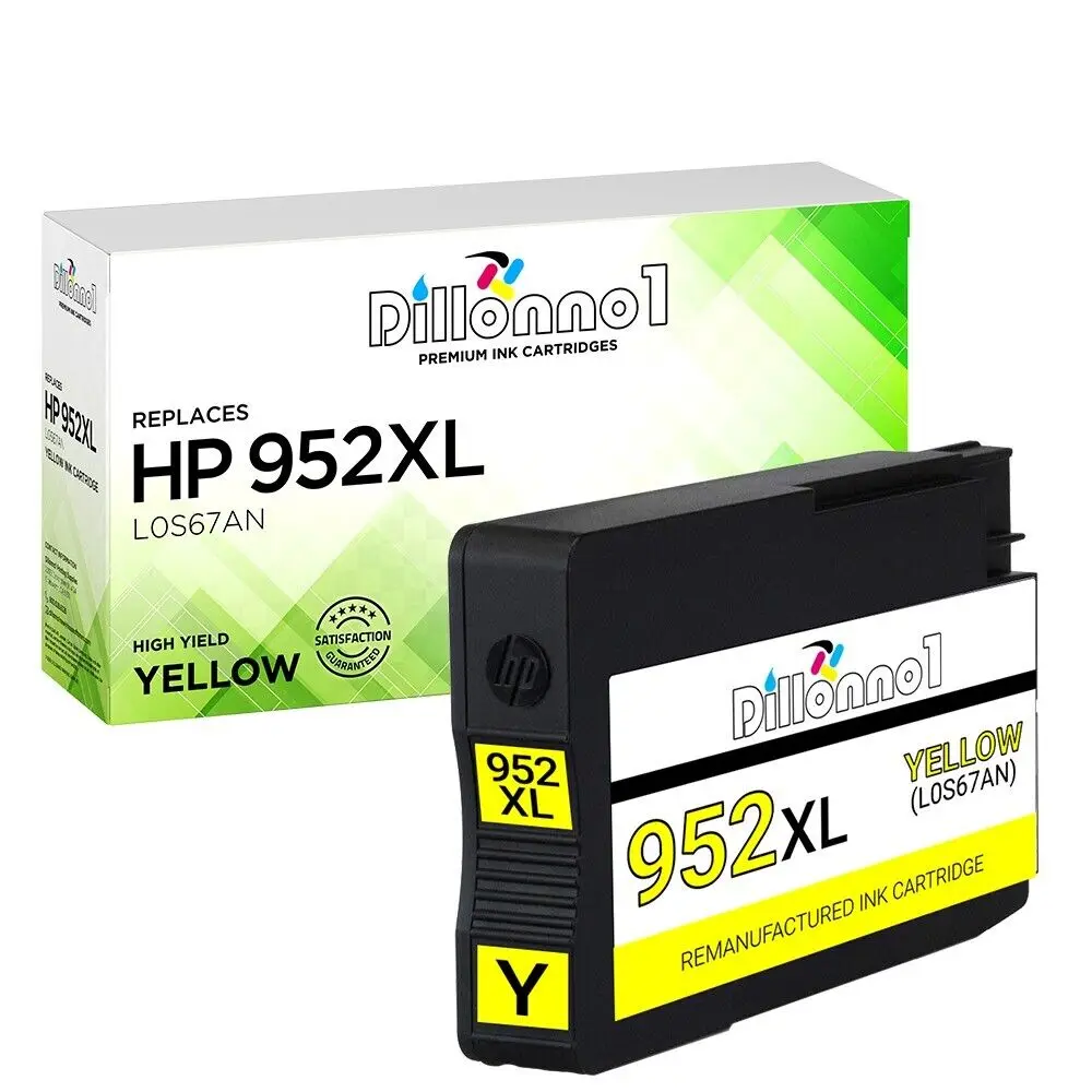 Vervangende Hp 952XL L0S67AN Geel Inktcartridge Voor Officejet 7740 8702 8715