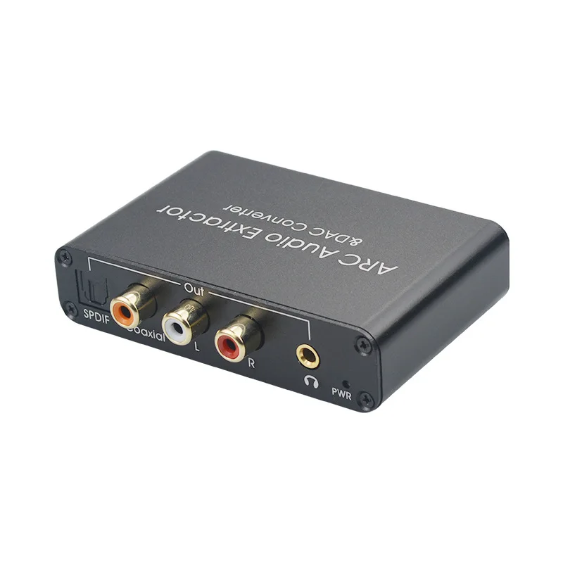 HDMI ARC Audio Extractor DAC Konverter Adapter Digital Optical SPDIF Koaxial Zu Analog 3,5mm L/R Stereo DAC HDMI Audio Konverter