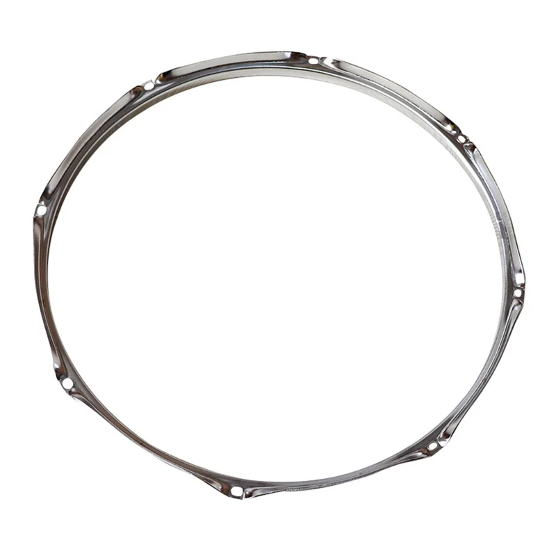 

ABVE-2Pcs Decorative 14In 10 Hole Alloy Drum Hoop Set Sound Improvement Drum Hoop For Travel For PERFORMANCE