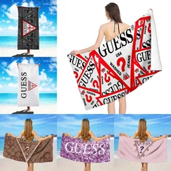 Beach Towel Microfiber Sand Free Quick Dry Soft Sandproof Pool Towels M-Mickey Mouse for Women Travel Shower Camping G-GUESS-S