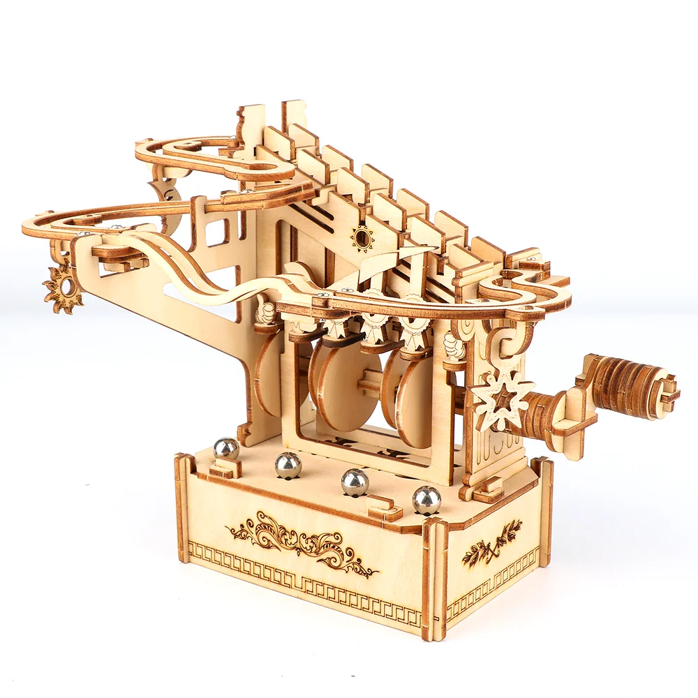 Puzzles 3D Mobiles en Bois, Jouet Éducatif de Bricolage, Kit de Nuit de Construction, Modèle de Décoration de Maison, Cadeau de Noël pour Enfants, Adolescents et Adultes