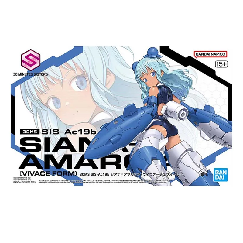 Bandai Figure Gundam Model Kit Anime Figures 30MS SIS-Ac19b Siana Amarcia Vivace Action Figure Toys for Boys Children's Gifts