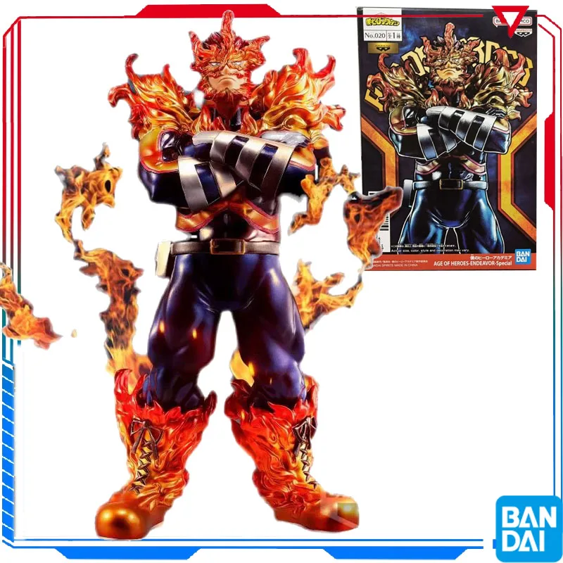 Bandai My Hero Academia Age of Heroes Endeavour Special Anime Action Figure Toy Gift Collectible Model Ornaments Dolls Statuette