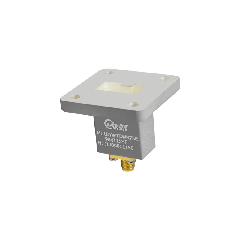 WR75 X Band 9.85~15GHz Waveguide to Coaxial Adapter with End 180 degree
