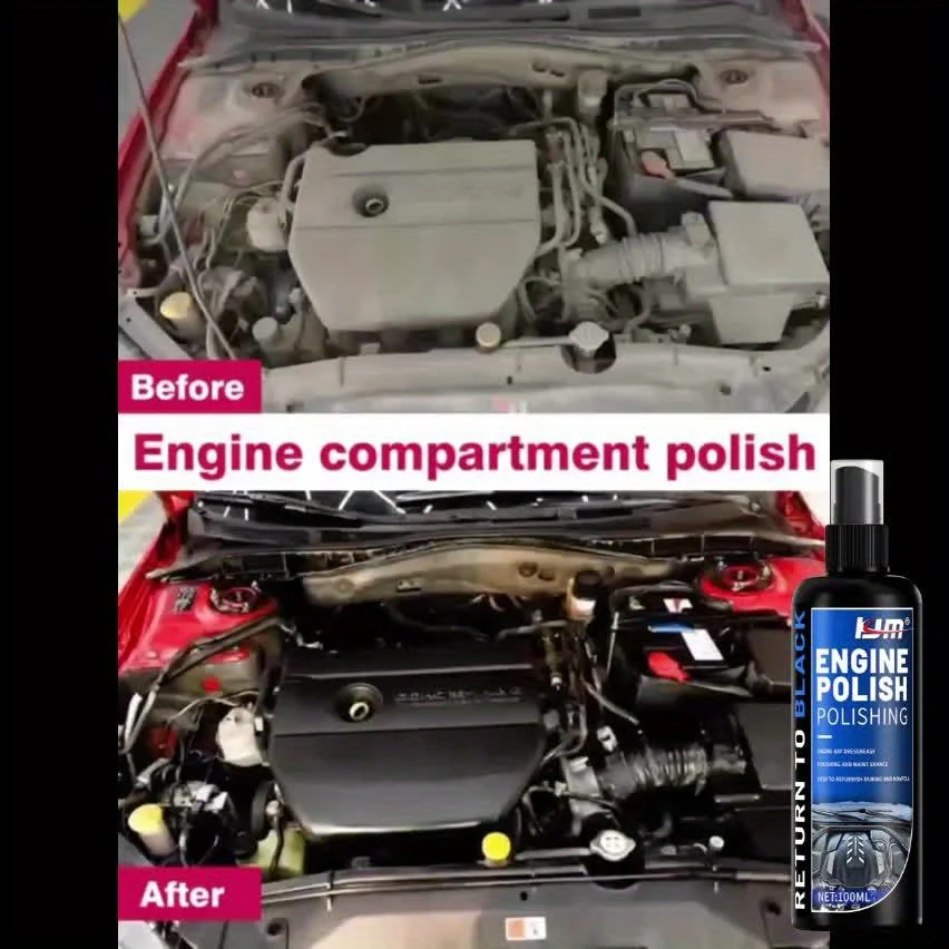 General-purpose multi-purpose polishing agent -Suitable for automotive engines,interiors,tires,etc.for brightening and polishing