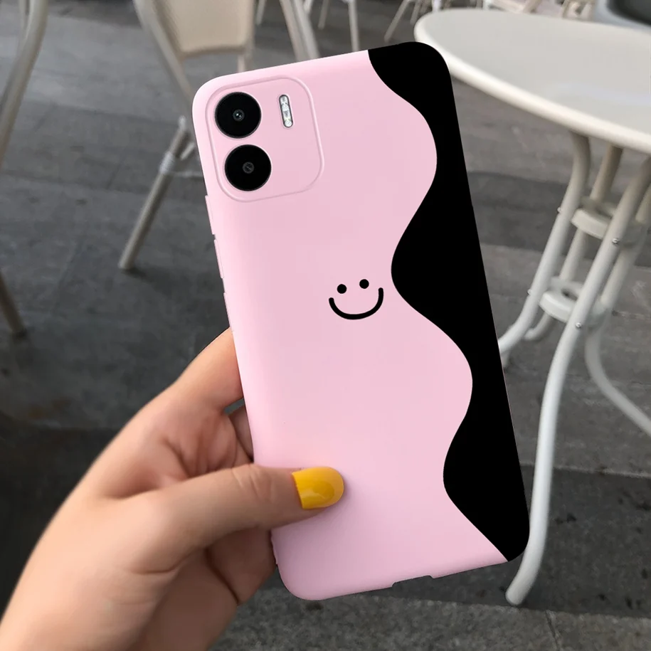 For Xiaomi Redmi A2 Case Redmi A1 Cover Lovely Cow Lattice Bumper Slim Soft TPU Phone Case For Xiami Redmi A1 RedmiA2 A 2 Fundas