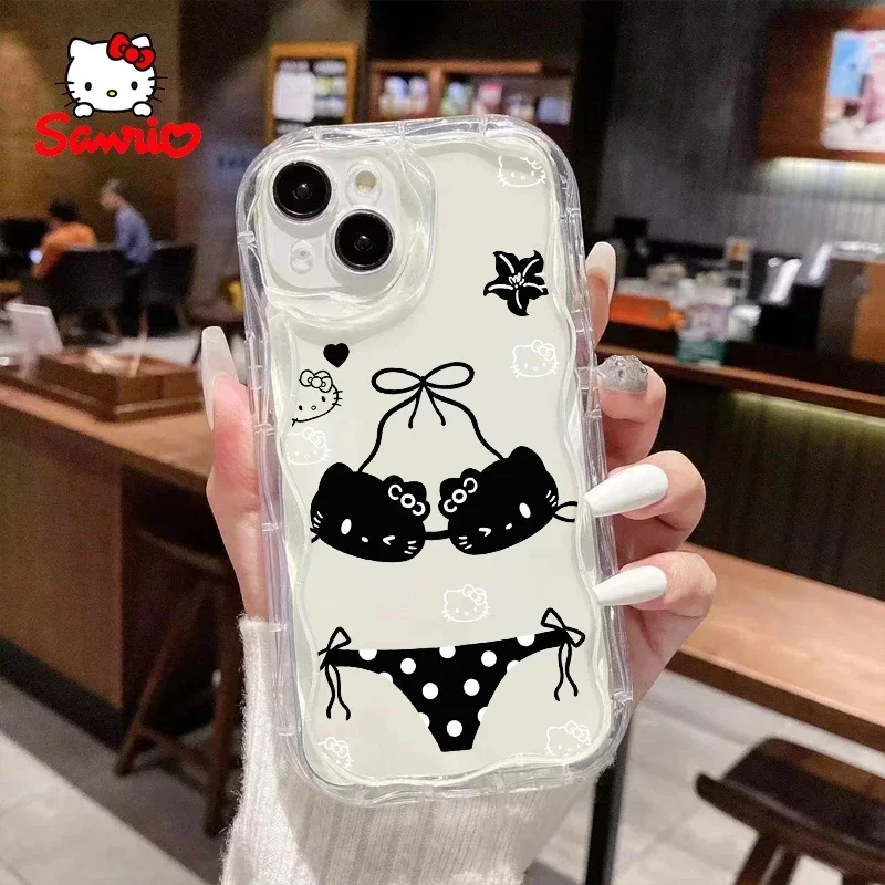 

Чехол для телефона Sanrio, чехол для телефона для девочек, чехол для Iphone Kitty Cat, аниме для Iphone, чехол для мобильного телефона Cinnamoroll, подарок на день рождения