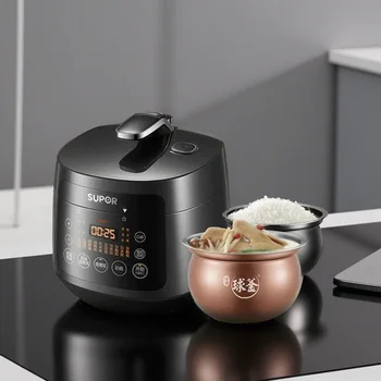 מכשיר מטבח חשמלי 220V סירים בישול סיר לחץ רב תכליתי ביתי כפול מיכל 30FC12Q רב סיר-סיר C 10 best sales סירי לחץ - №7