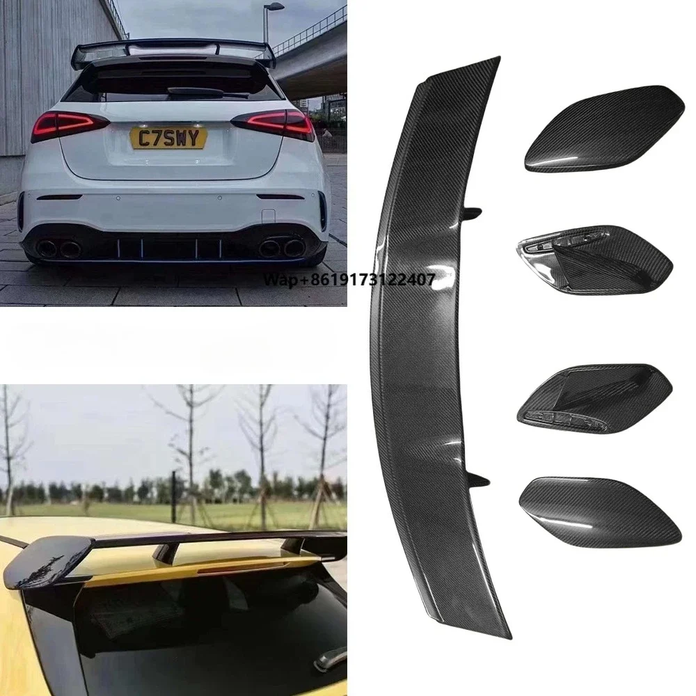 For A-Class W176 W177  Style Carbon Fiber Spoiler 2018-2025