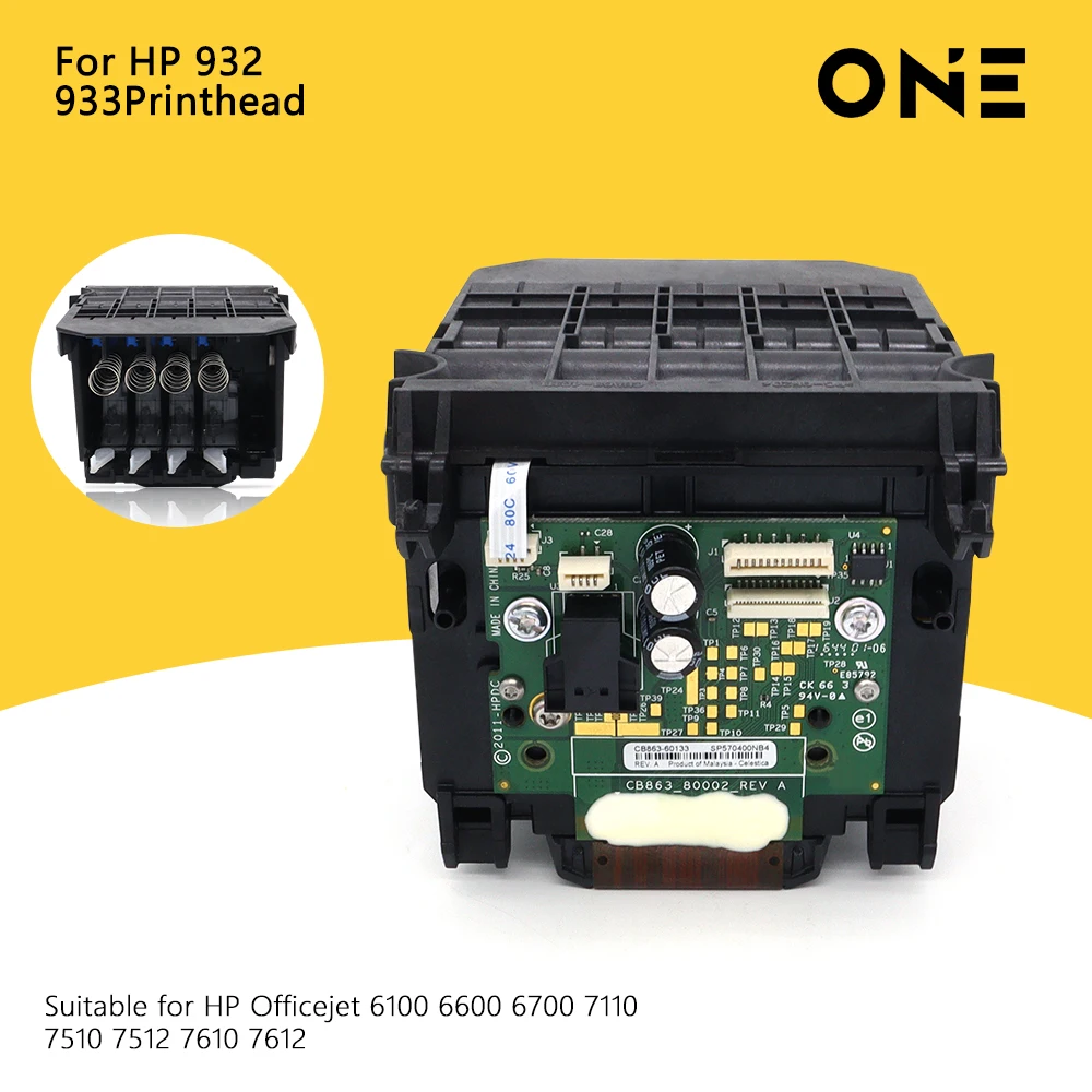 

Кабельная печатающая головка для HP 932 933 932XL 933XL Печатающая головка для HP OfficeJet 6100 6600 6700 7110 7510 7512 7610 7612 Головка принтера