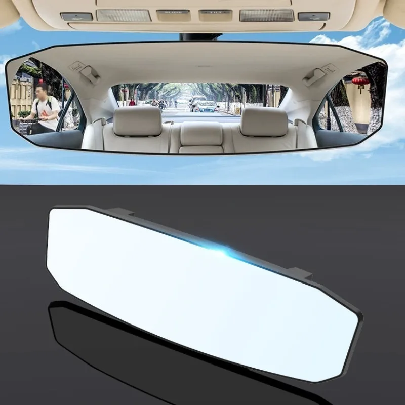 Rétroviseur Intérieur Voiture Grand Angle ABS - Compatible 107 206 106 C1 CLIO - Référence 814842